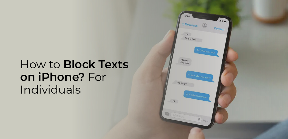 How to block texts on iPhone