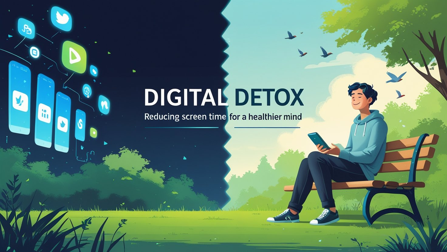 Digital Detox | Reducing screen time for a healthier mind: